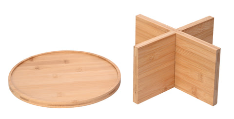 Image of Countertop Bamboo Wood Stand