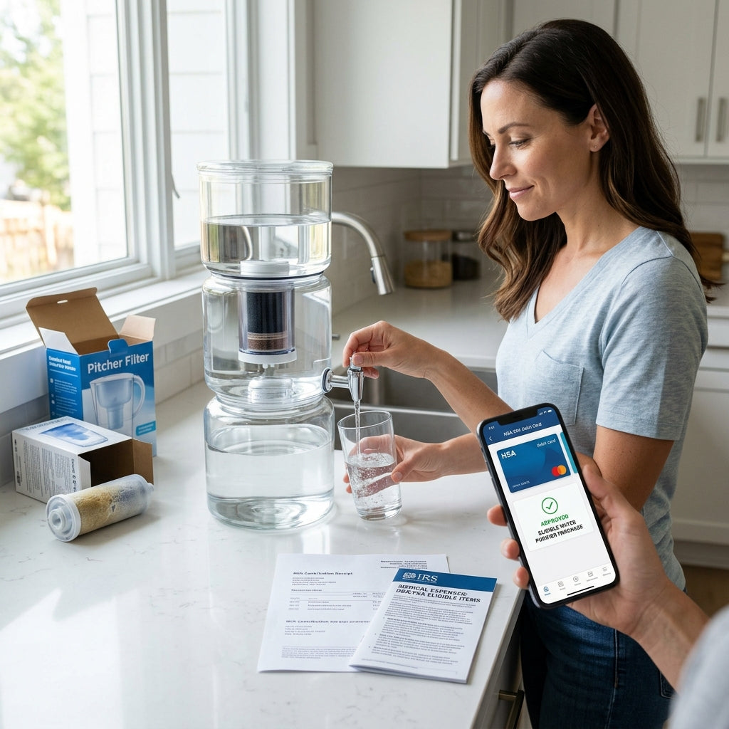 HSA/FSA Eligible Water Filters vs Regular Purchases: Why Our Glass System Wins