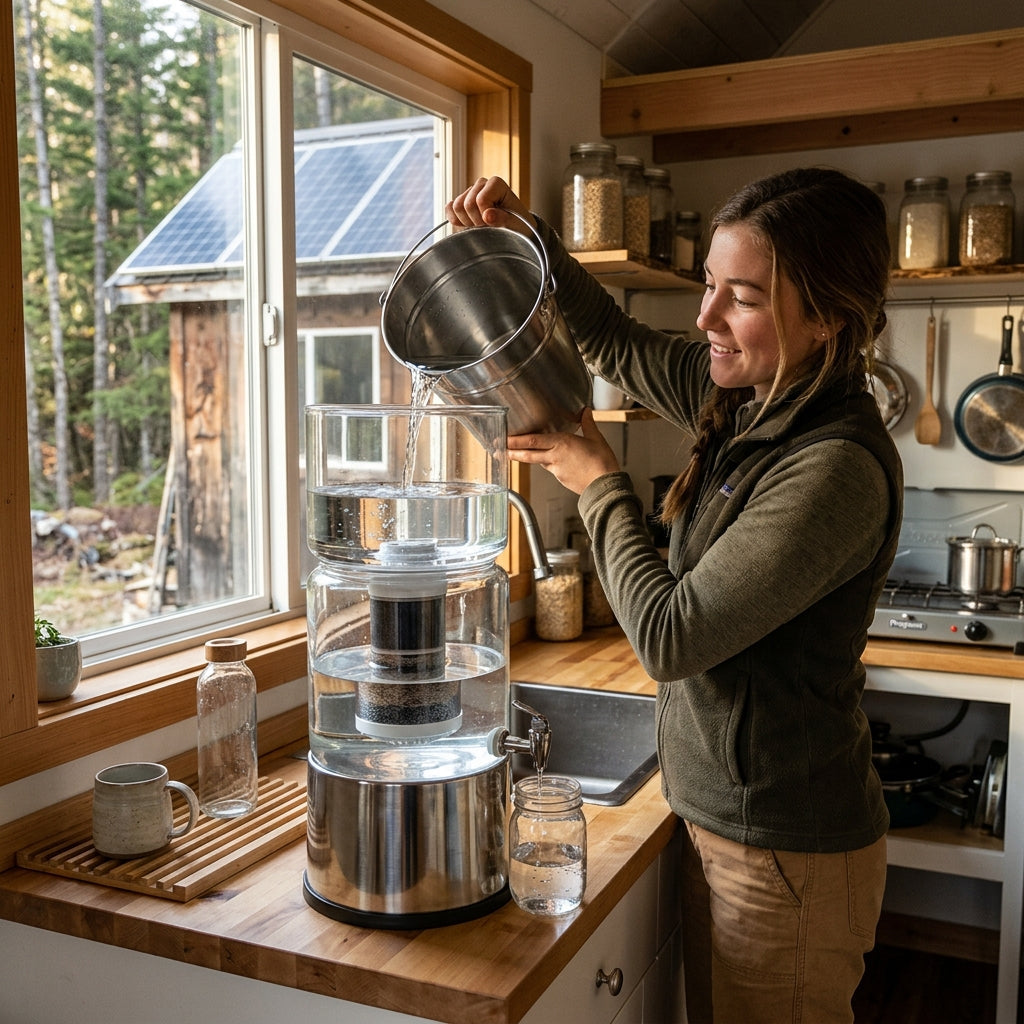 Best Gravity-Fed Water Filters for Tiny Homes and Off-Grid Cabins in 2026