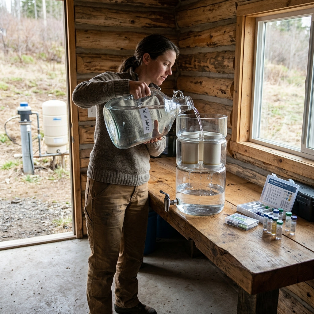 Off-Grid Well Water Filtration: Our Gravity-Fed Solution for Clean Water Without Power